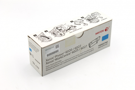 106R02760 ТОНЕР-КАРТРИДЖ ГОЛУБОЙ WC 6027 Xerox